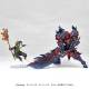 Revoltech Hunter Male Swordsman Glavenus Series - Monster Hunter