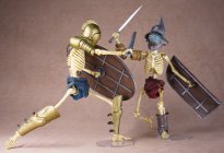 Revoltech Combattant au casque de poisson Mirmillone - Version intégrale en couleur - ND