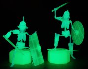 Revoltech Combattant au casque de poisson Mirmillone - Version intégrale en couleur - ND