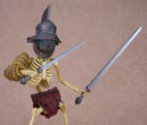Revoltech Combattant au casque de poisson Mirmillone - Version intégrale en couleur - ND