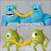 Revoltech James P. Sullivan- Michael Wazowski - Monsters Inc.  