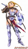 Revoltech Wandering Warrior Reina - Queen's Blade